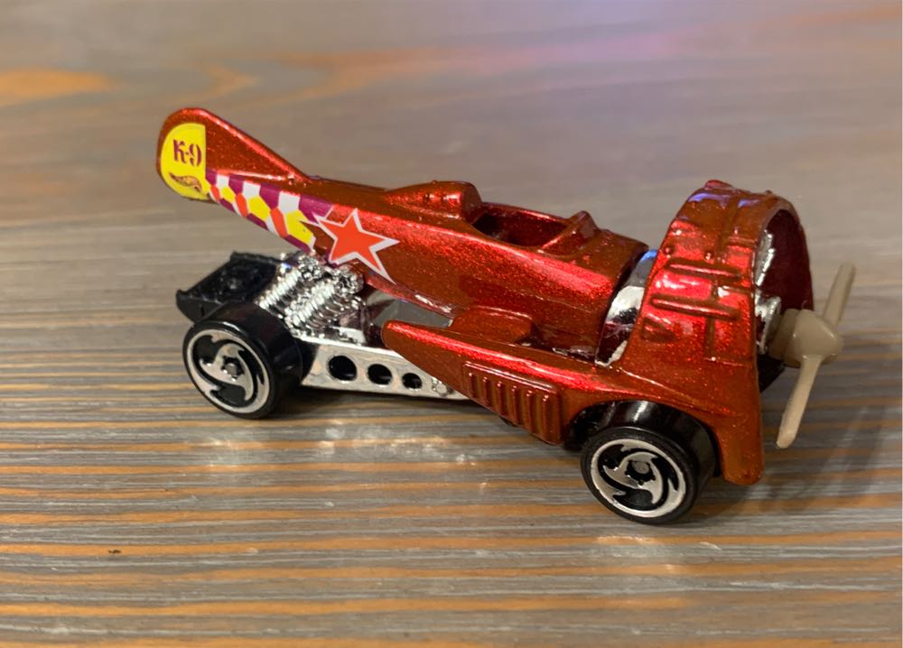 Dogfighter 5sp Crome Engine - 1996 FIRST EDITION toy car collectible - Main Image 3