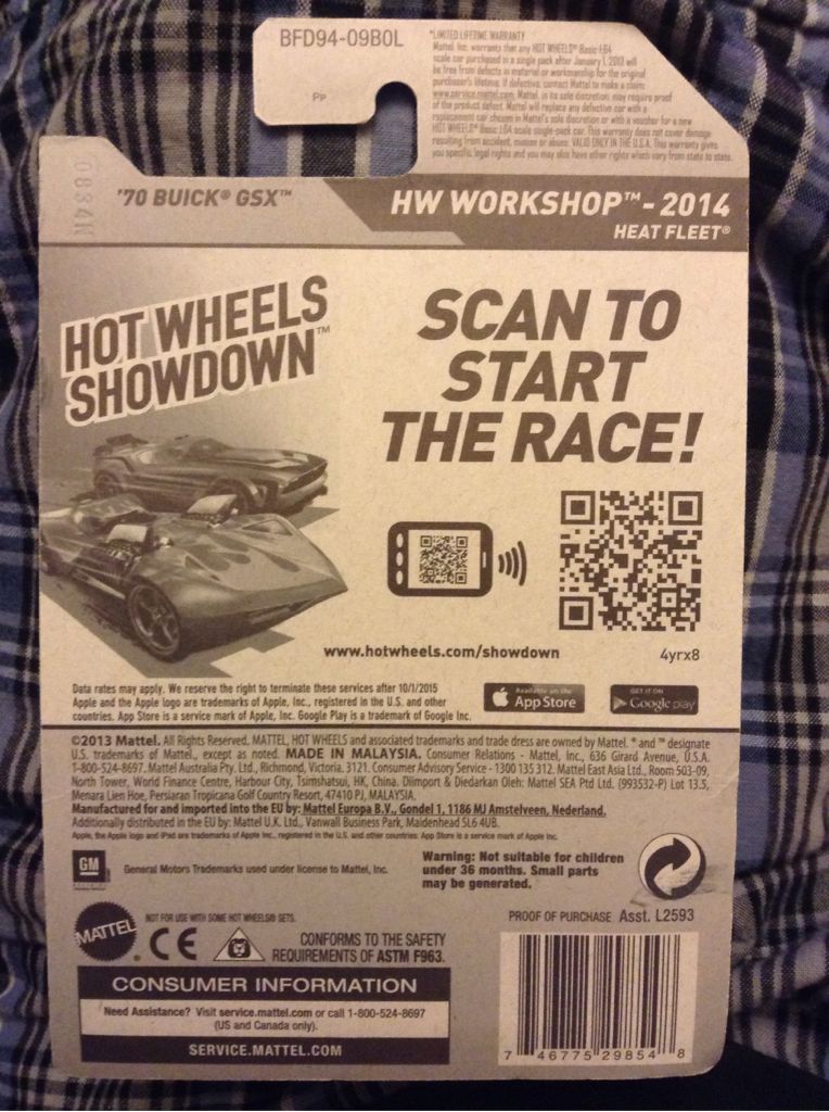 ’70 Buick GSX - 2014 - HW Workshop - Heat Fleet toy car collectible - Main Image 2