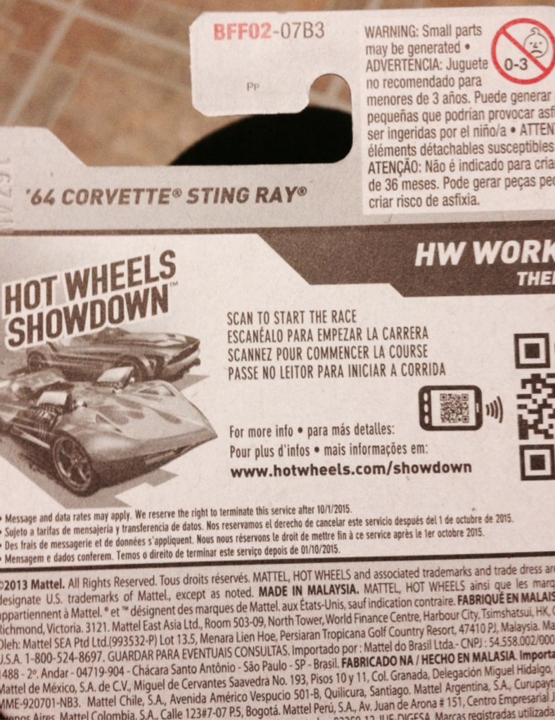 ‘64 Corvette Sting Ray - HW Workshop - Then and Now toy car collectible - Main Image 2