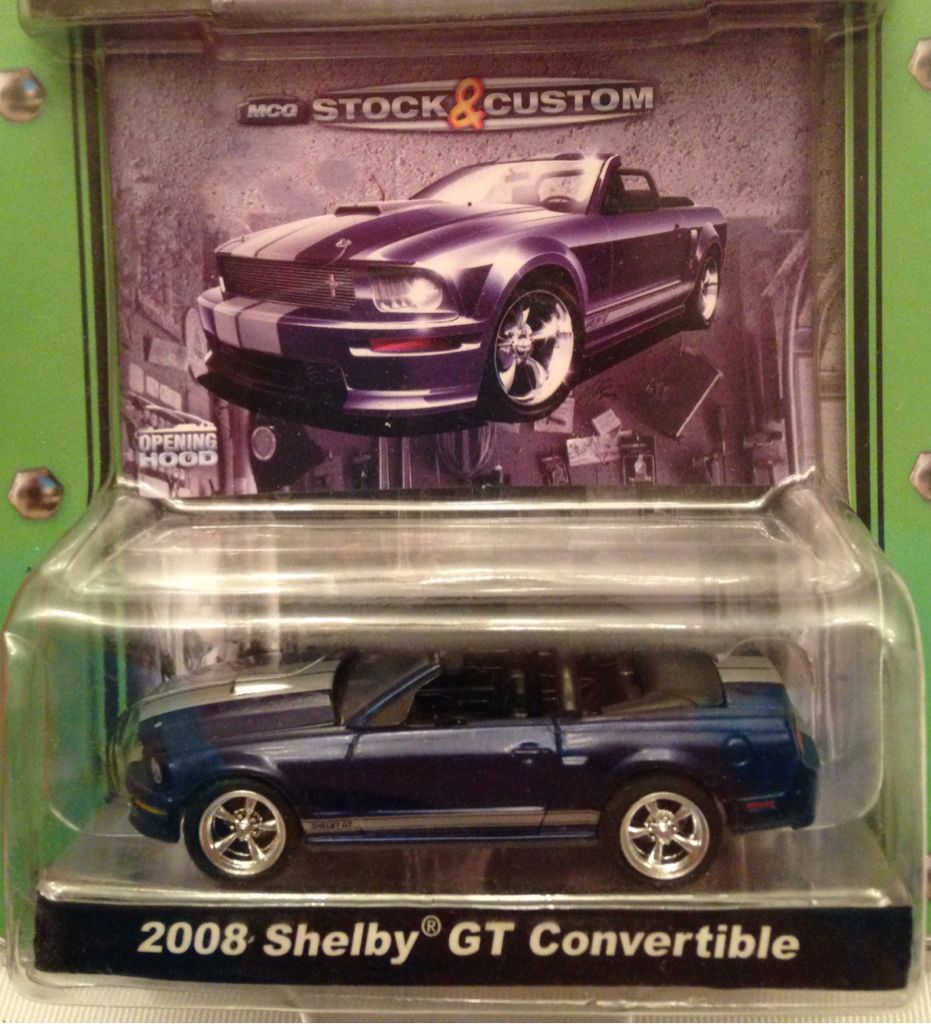 2008 Shelby GT Convertible - Greenlight Muscle Car Garage toy car collectible - Main Image 1