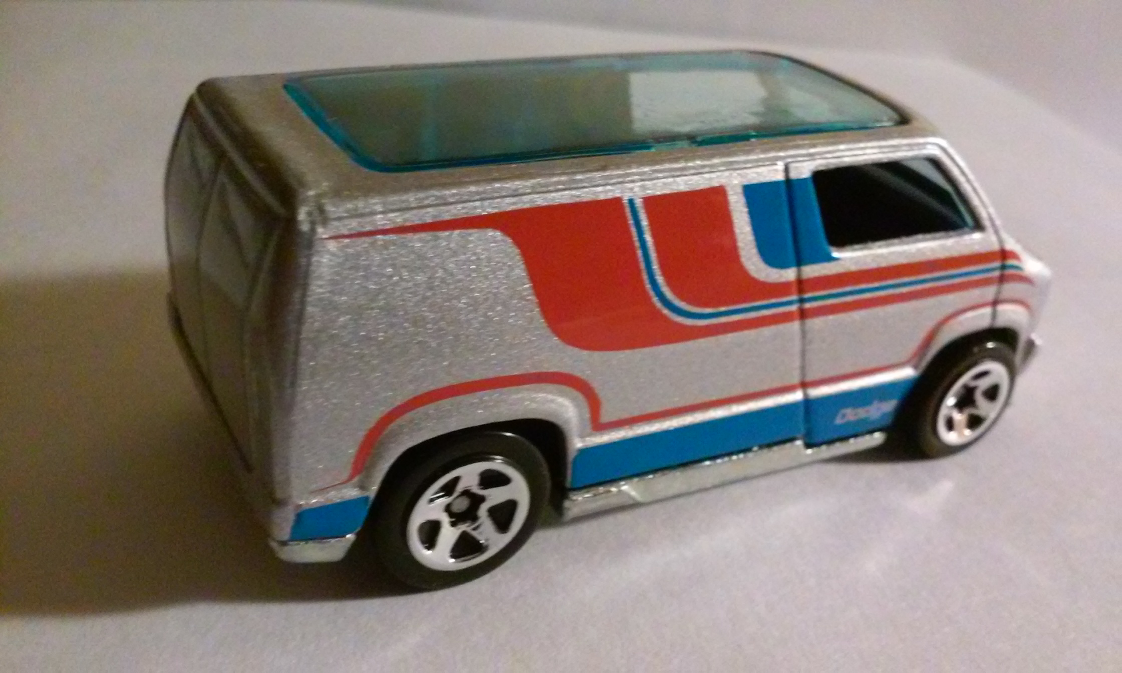 Custom 77 Dodge  Van - Hot Ones toy car collectible - Main Image 2