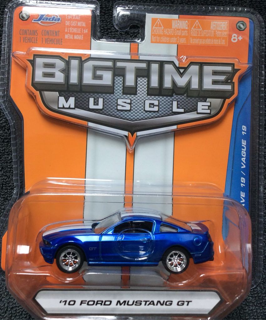 Jada ’10 Ford Mustang GT - Bigtime Muscle toy car collectible - Main Image 1