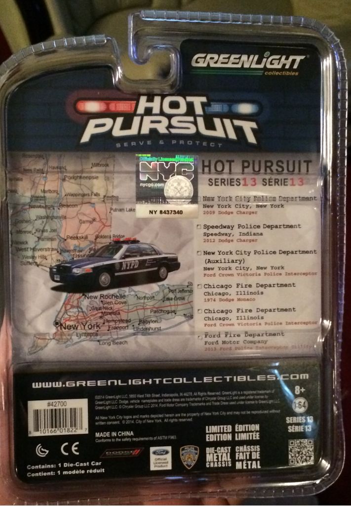 Greenlight Ford Crown Victoria Police Interceptor - Black Bandit 2008 toy car collectible - Main Image 2