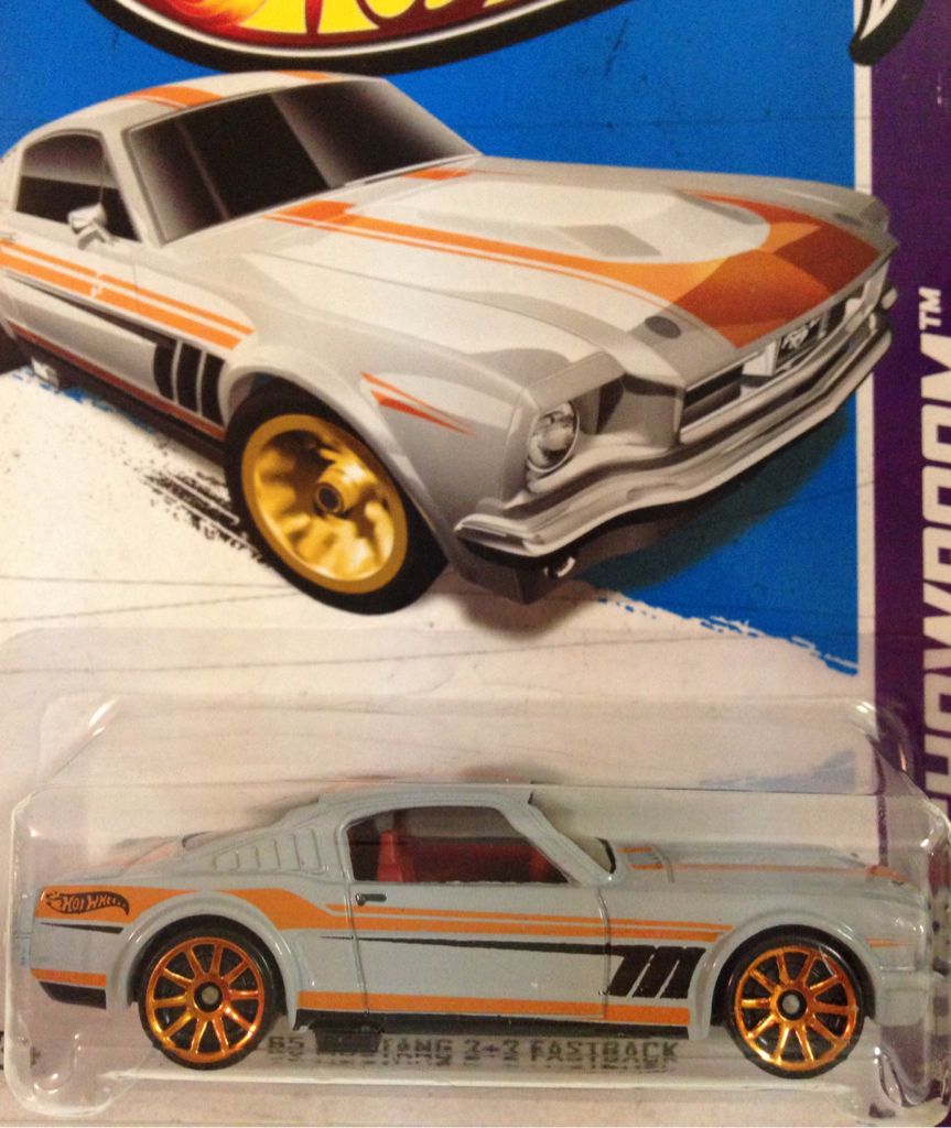 Ford Mustang Fastback - 2013 HW Shwroom toy car collectible - Main Image 1