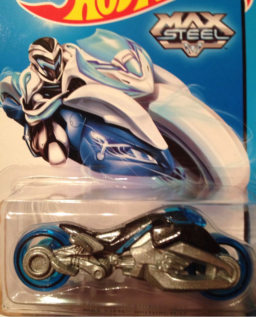 Max Steel Motorcycle - HW Screen Time toy car collectible - Main Image 2