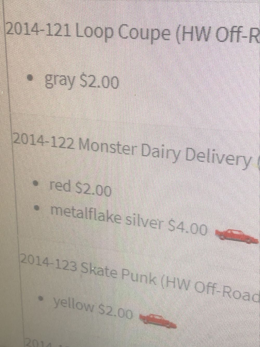 133 - Monster Dairy Delivery - Dairy Delivery toy car collectible - Main Image 3