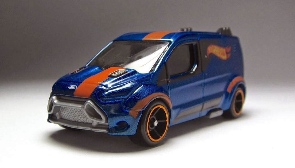 10/10 HW Ford Transit Connect - 2014 - HW Workshop - HW Garage toy car collectible - Main Image 2