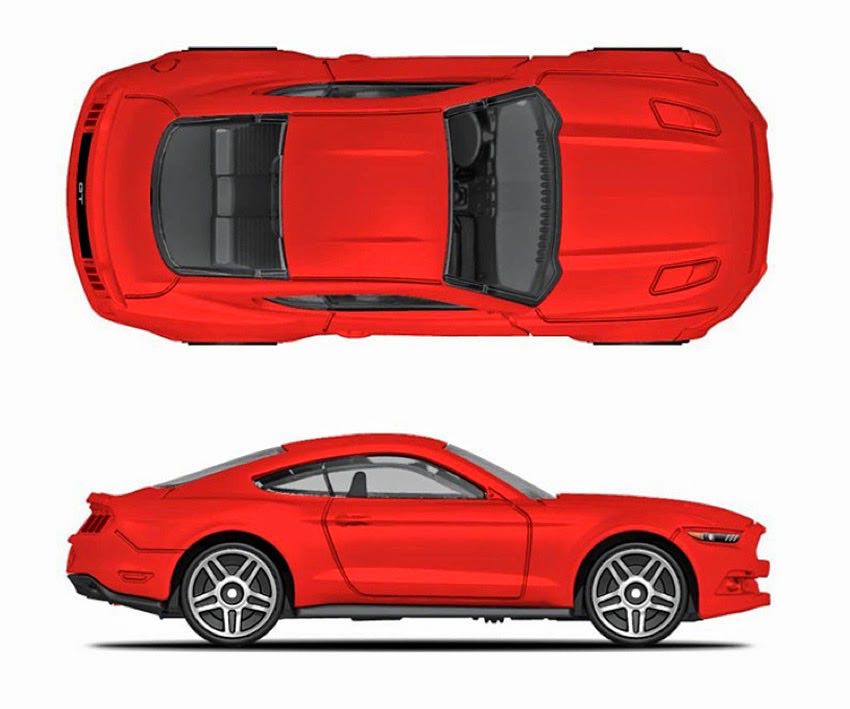 Ford Mustang GT (2015) - Hw City - 2014 Mustang toy car collectible - Main Image 2