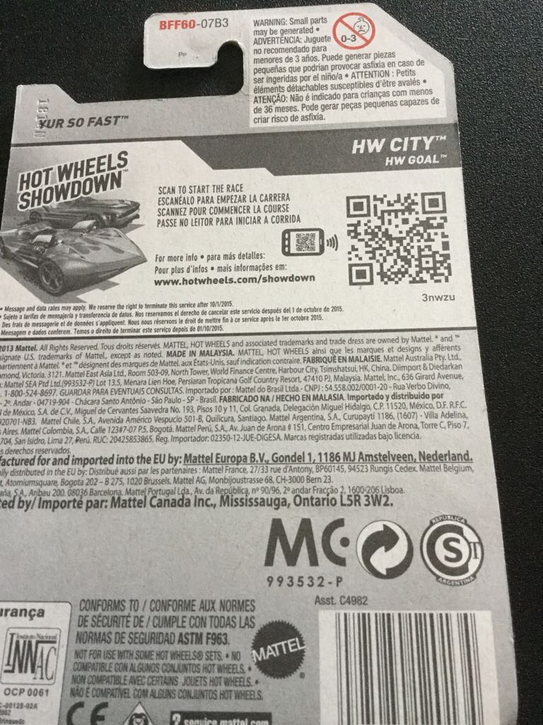 Yur So Fast R0932 - HW City - 2014 HW Goal toy car collectible - Main Image 2