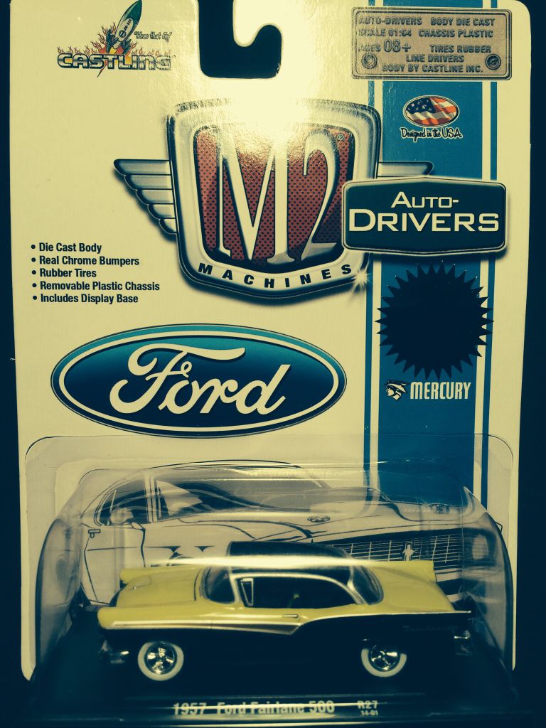 Ford Fairlane / 1957 - 2014 M2 Machines Auto Drivers toy car collectible - Main Image 1