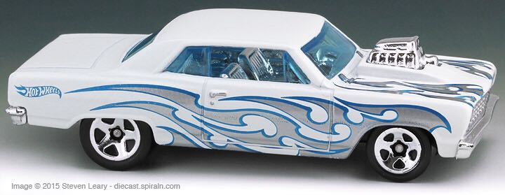 1964 Chevy Chevelle SS - HW Workshop: Muscle Mania toy car collectible - Main Image 2