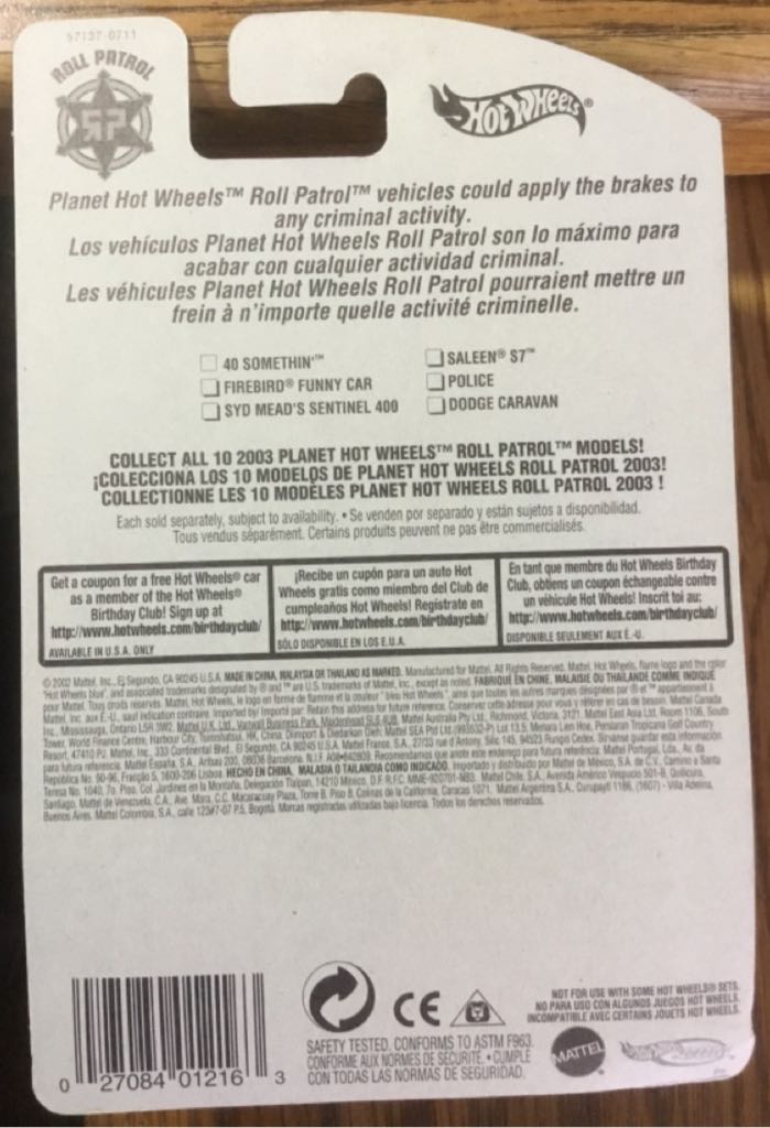 40 Somethin’ - Roll Patrol toy car collectible - Main Image 2