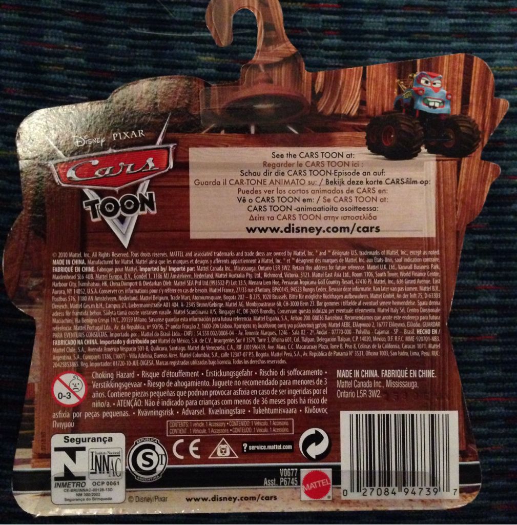 Referee Pitty With Bell - Cars Toon toy car collectible - Main Image 2