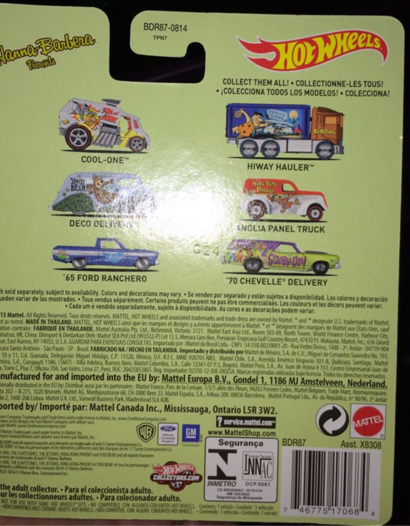 Pop Culture 2014 Hanna Barbera Flintstones - 2014 Pop Culture - Hanna Barbera toy car collectible - Main Image 2
