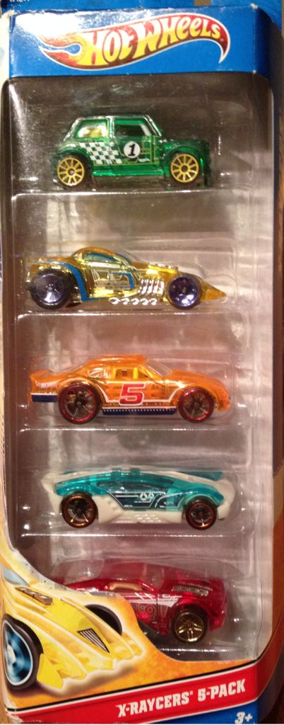 Hot Wheels X-Raycers Assortment 5 Pack - Hot Wheels X-Raycers 5 Pack toy car collectible - Main Image 2