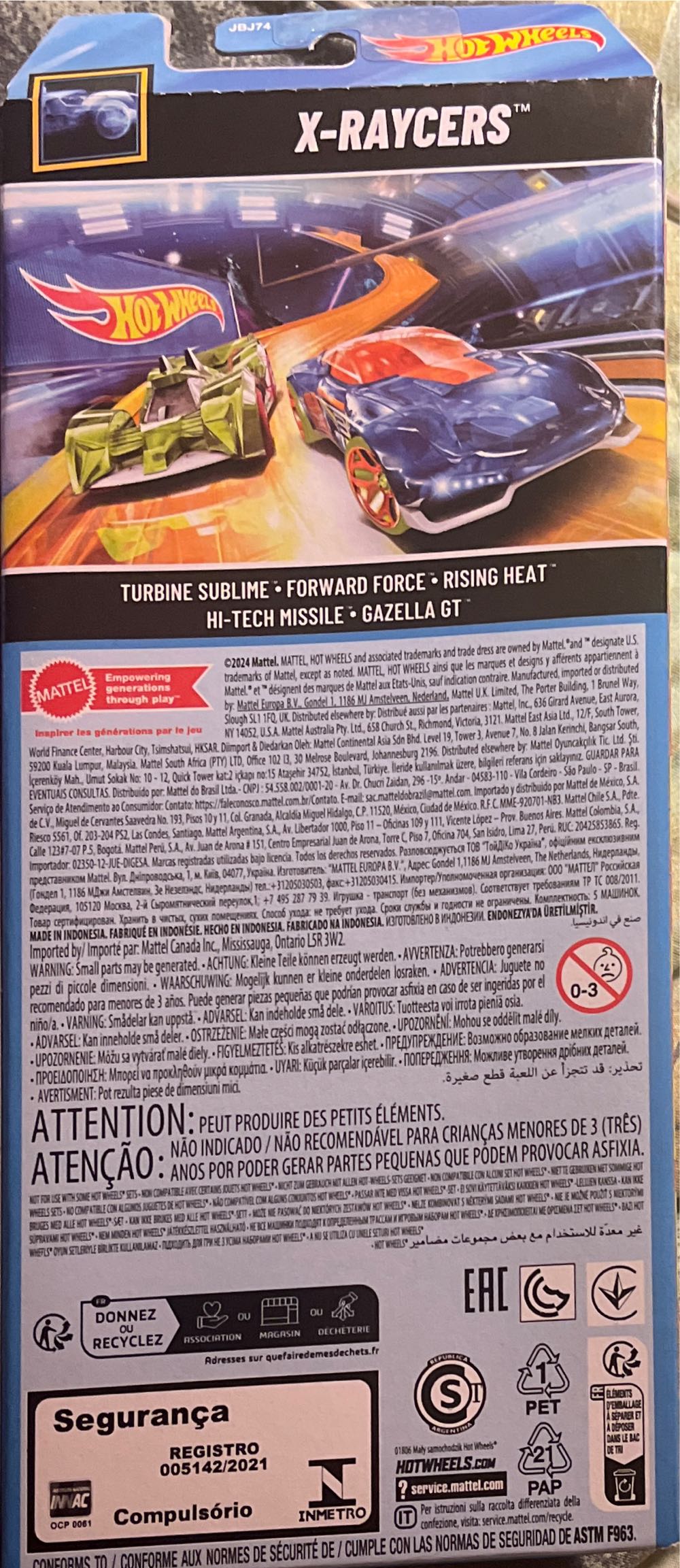 Hot Wheels X-Raycers Assortment 5 Pack - Hot Wheels X-Raycers 5 Pack toy car collectible - Main Image 3