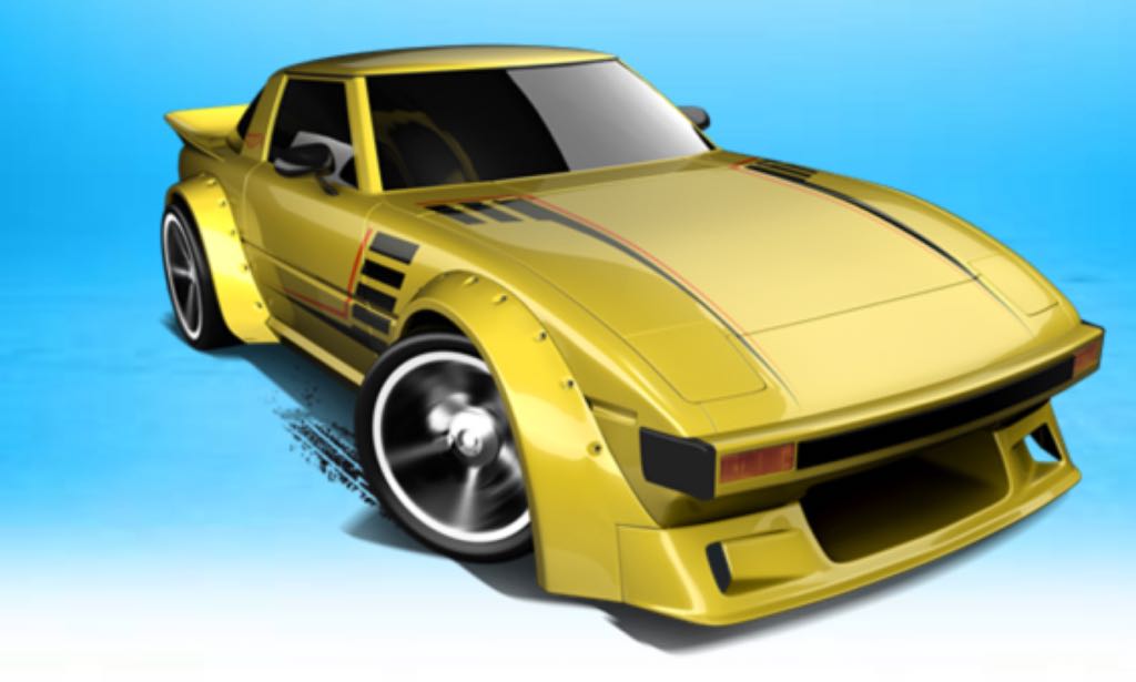 Mazda RX-7 - 2014 Hw City toy car collectible - Main Image 2