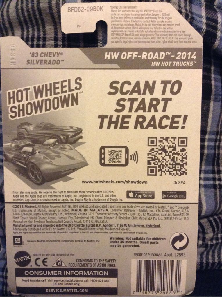 ’83 Chevy Silverado - 2014 Super Treasure Hunt Series toy car collectible - Main Image 2