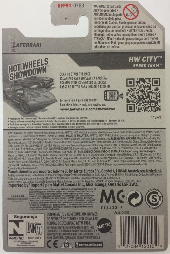 Laferrari - HW City toy car collectible - Main Image 2