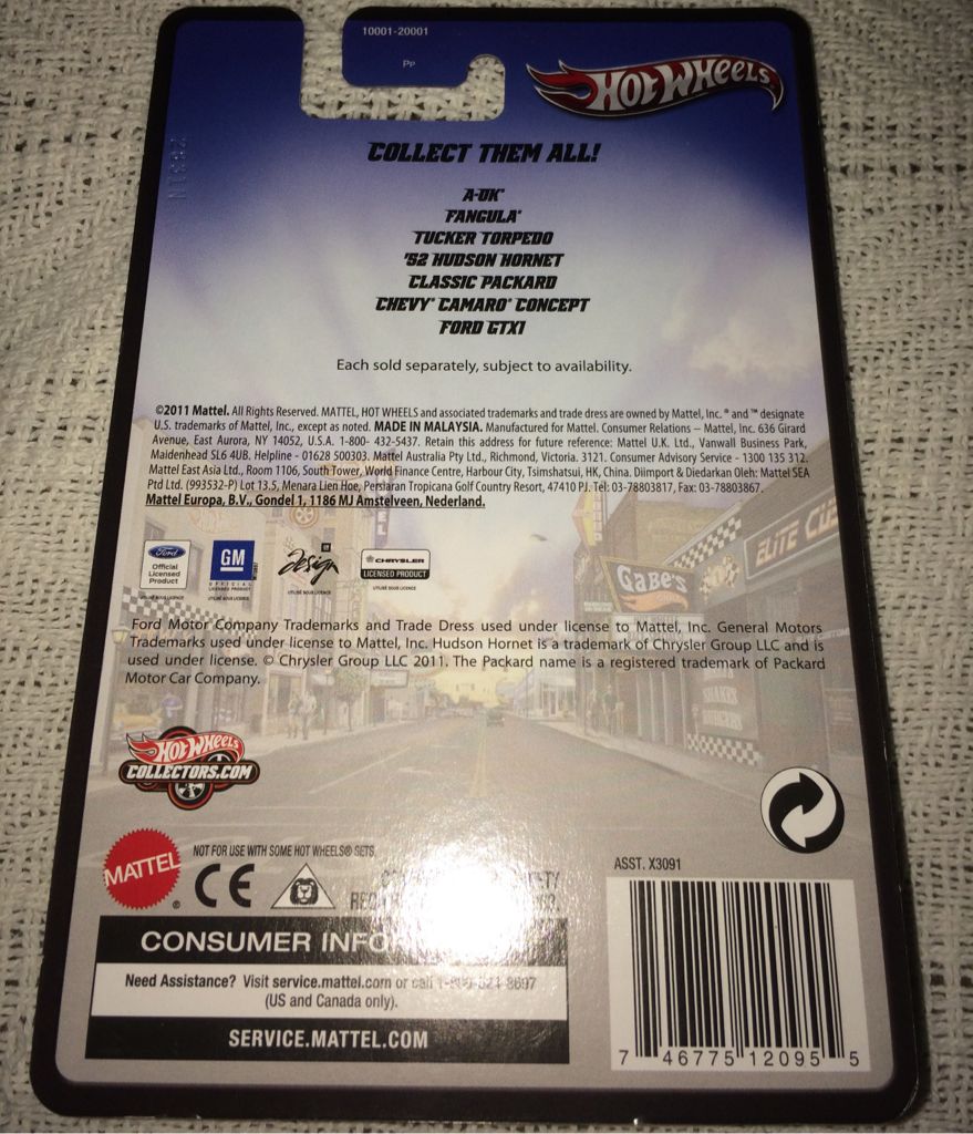 Classic Packard - Hot Wheels Boulevard toy car collectible - Main Image 2