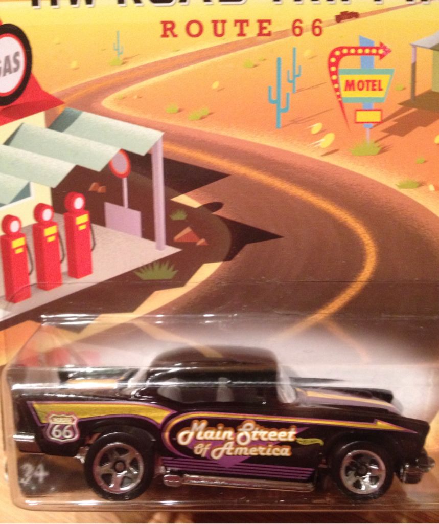 57 Chevy Road Trippin - HW Road Trippin’ toy car collectible - Main Image 2