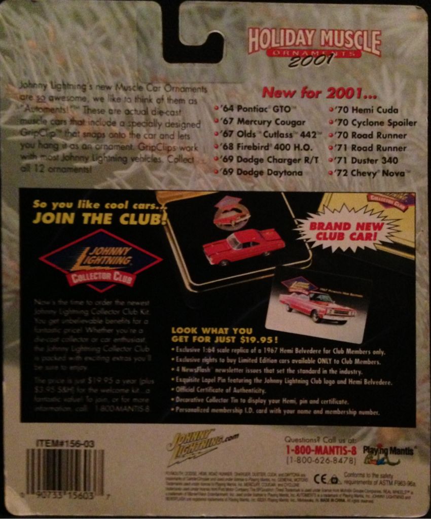 ’68 Firebird 400 H.O. - Holiday Muscle toy car collectible - Main Image 2