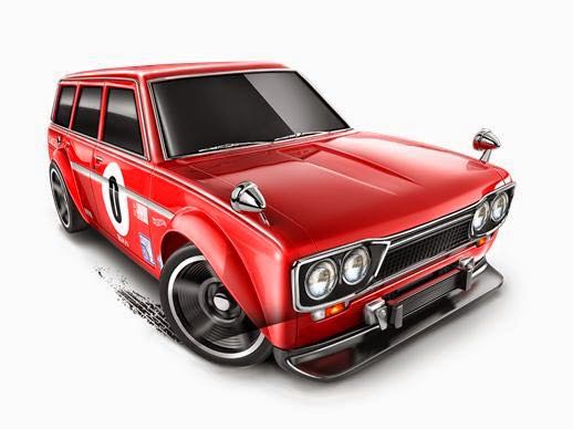 ’71 DATSUN BLUEBIRD 510 WAGON - HW Garage toy car collectible - Main Image 2