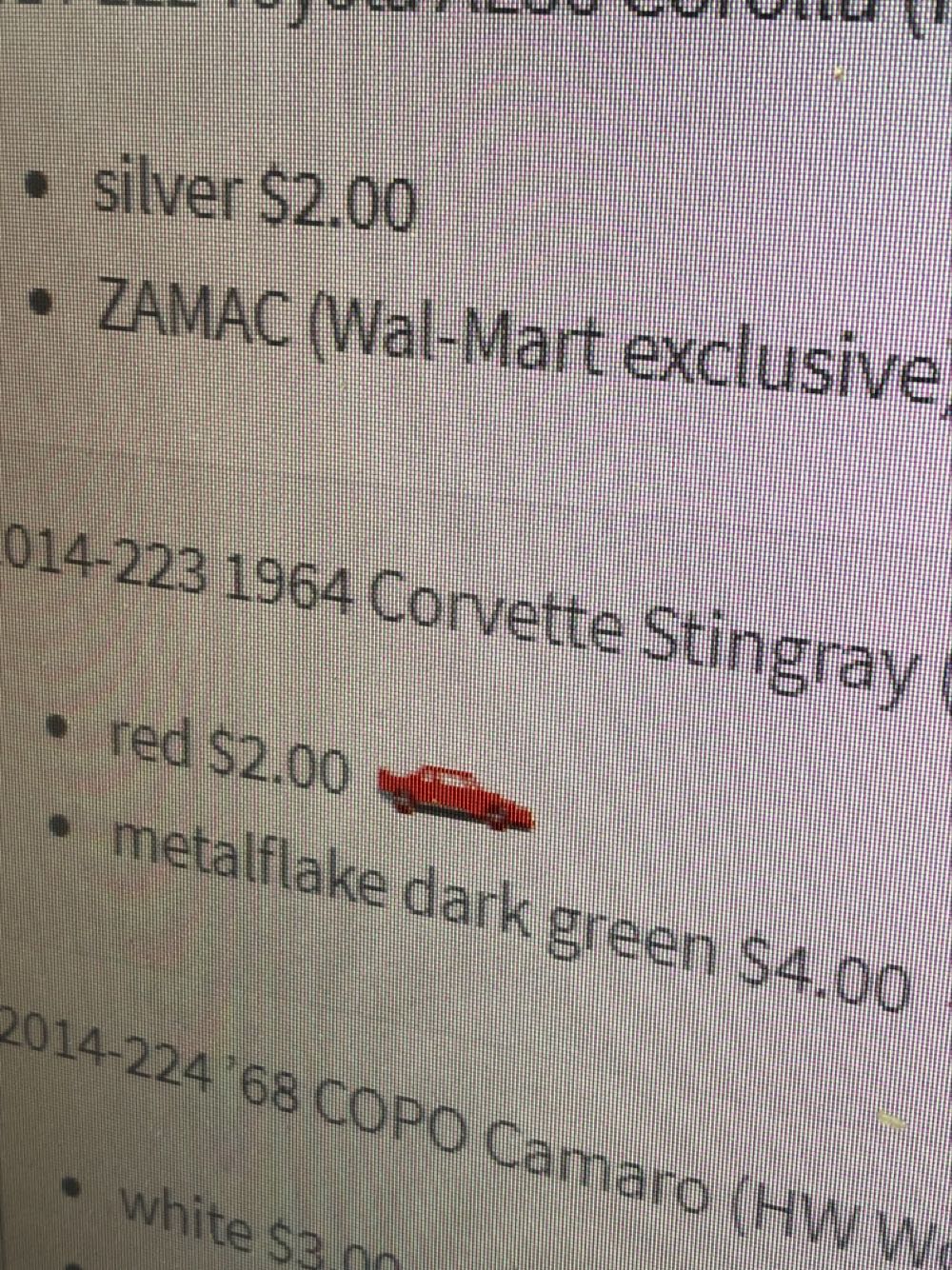 ‘64 Corvette Sting Ray - 2014 - HW Workshop - Then & Now toy car collectible - Main Image 3