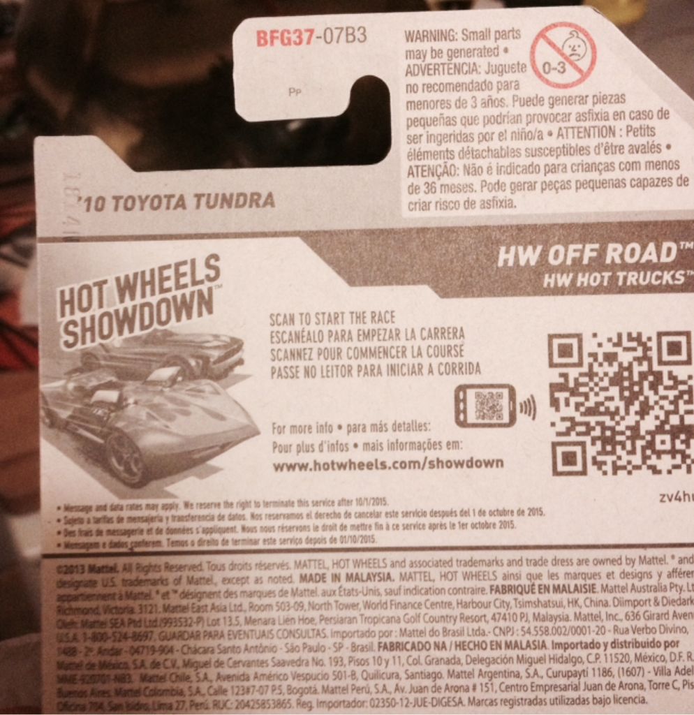 ’10 Toyota Tundra - 2014 HW Off-Road - Hot Trucks toy car collectible - Main Image 2