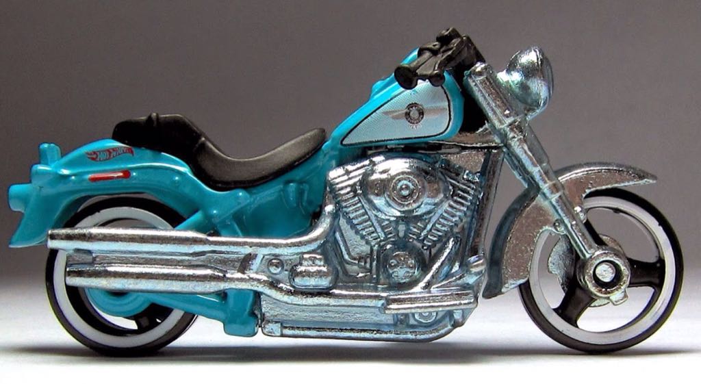 Treasure Hunt Super Harley-Davidson Fat Boy - Workshop toy car collectible - Main Image 2