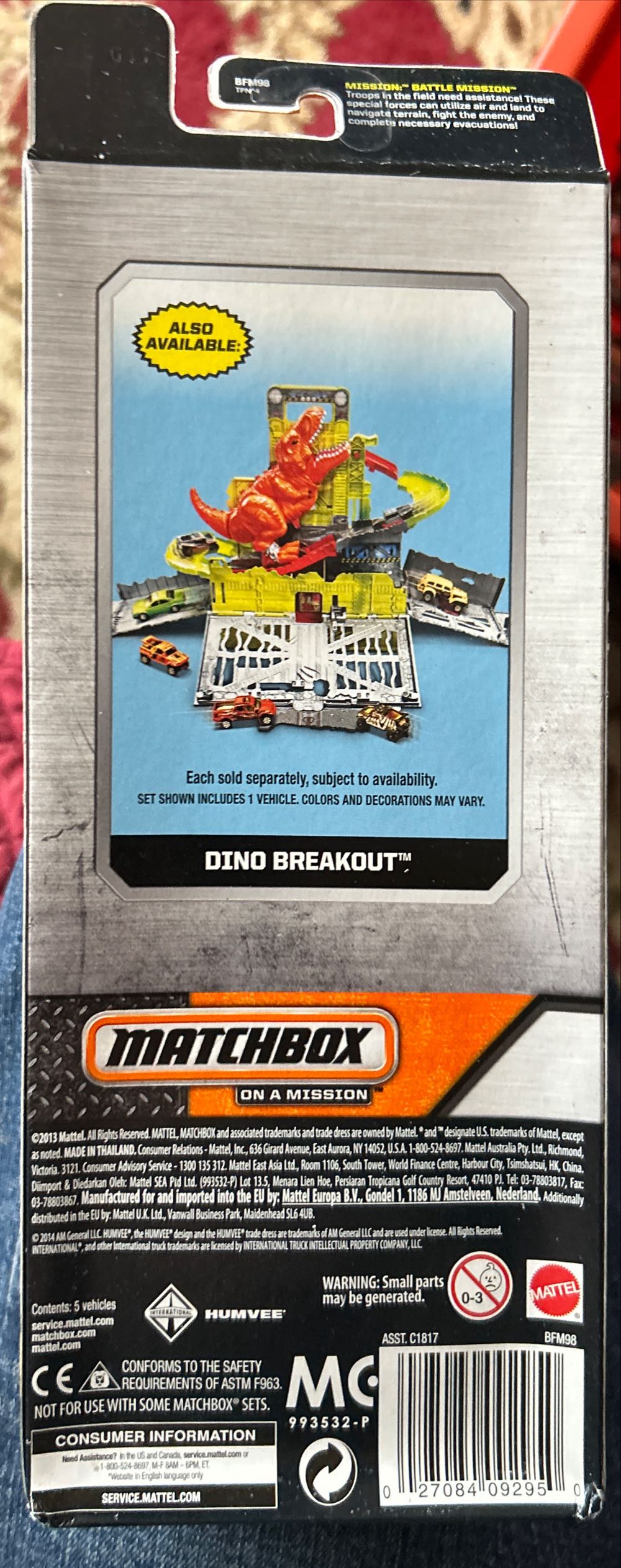 Matchbox Battle Mission 5-Pack  toy car collectible - Main Image 2