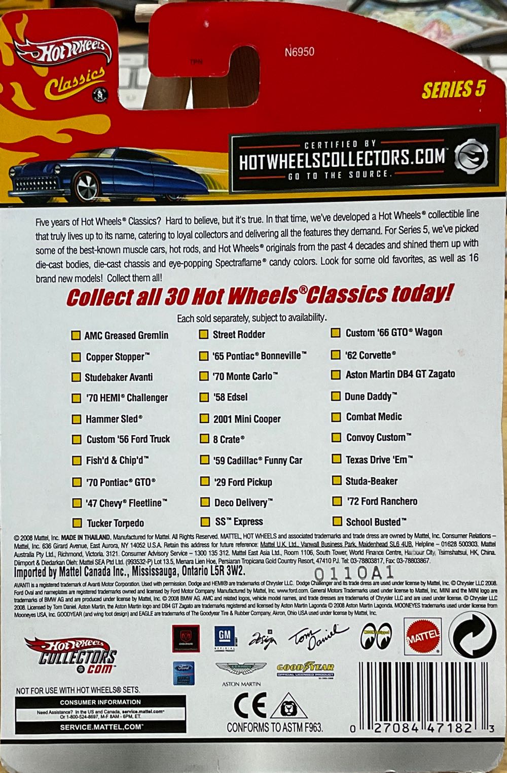 Hammer Sled - Classics Series 5 toy car collectible - Main Image 3