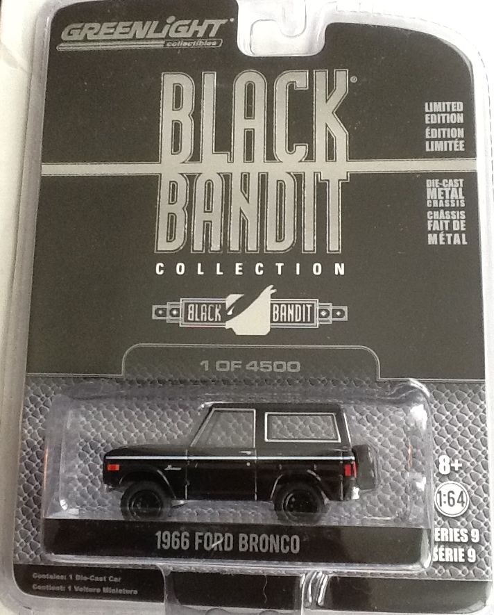 GL - 1966 Ford Bronco - Black Bandit toy car collectible - Main Image 1