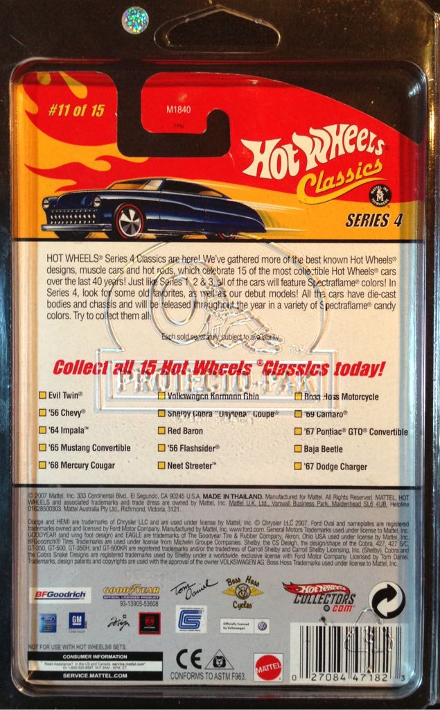 Boss Hoss Motorcycle - Series #4 toy car collectible - Main Image 2