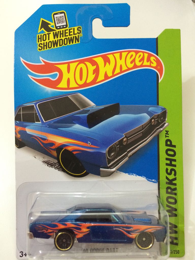 1968 Dodge Dart - HW Workshop: Heat Fleet toy car collectible - Main Image 1
