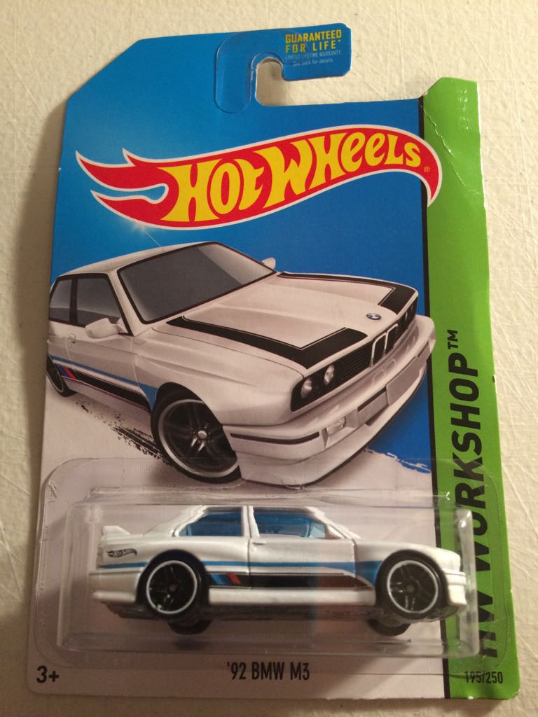 ’92 BMW M3 - HW WORKSHOP toy car collectible - Main Image 1