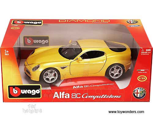 Alfa Romeo 8C Competizione - HW City toy car collectible - Main Image 3