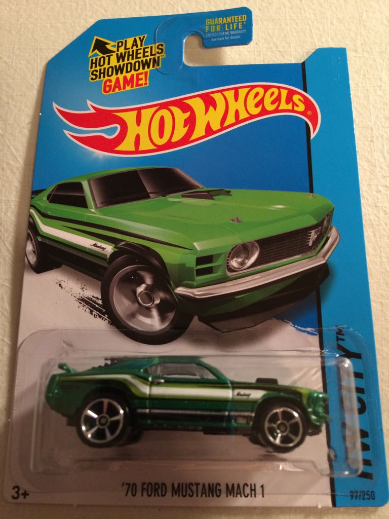 ’70 Ford Mustang Mach 1 - HW City toy car collectible - Main Image 1