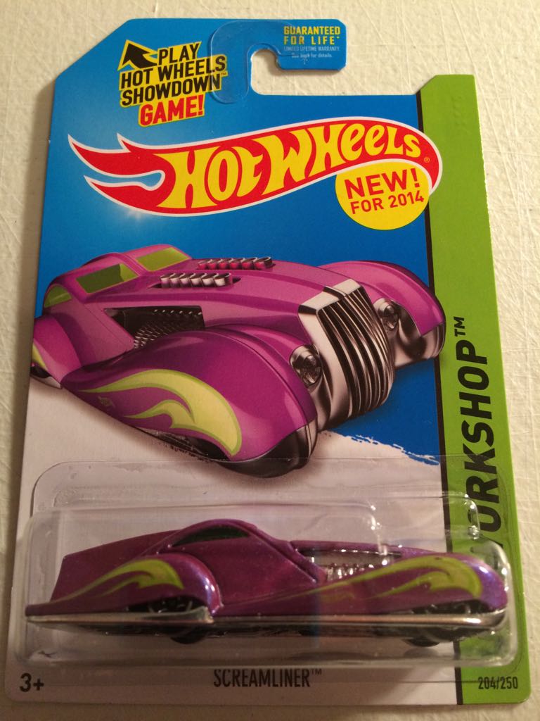 SCREAMLINER™️~HW WORKSHOP™️-2014 - 2014-HW WORKSHOP™️ toy car collectible - Main Image 1