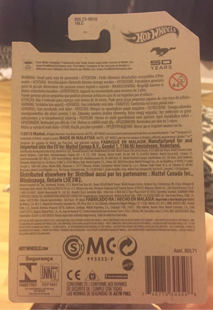 ’62 Ford Mustang Concept - Mustang 50 Years toy car collectible - Main Image 2