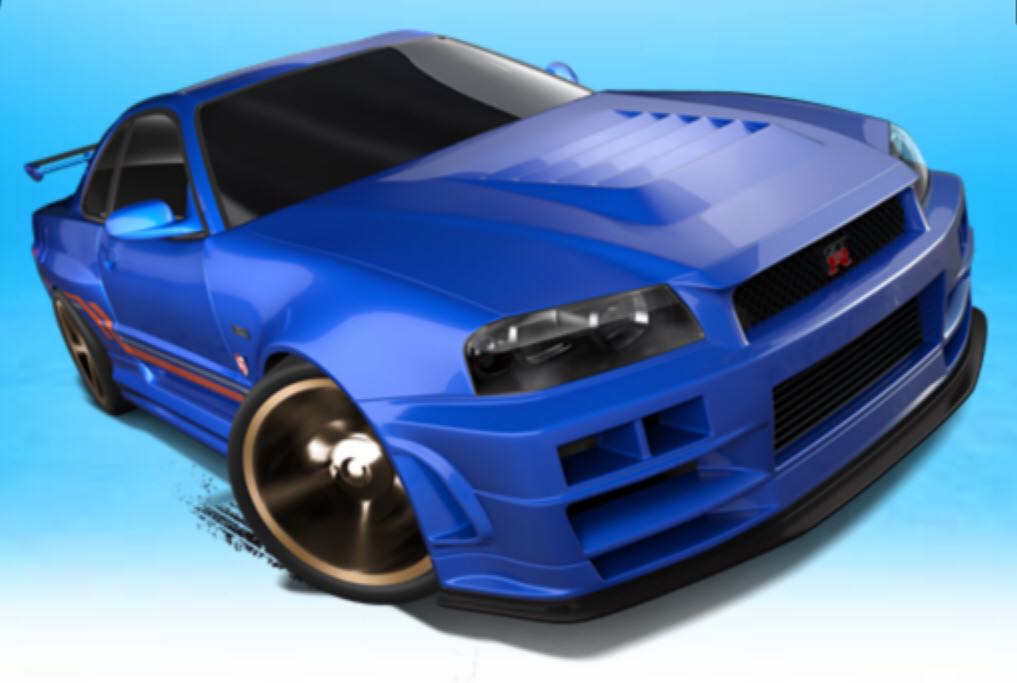 Nissan Skyline GT-R (R34) - ’14 HW Workshop toy car collectible - Main Image 2