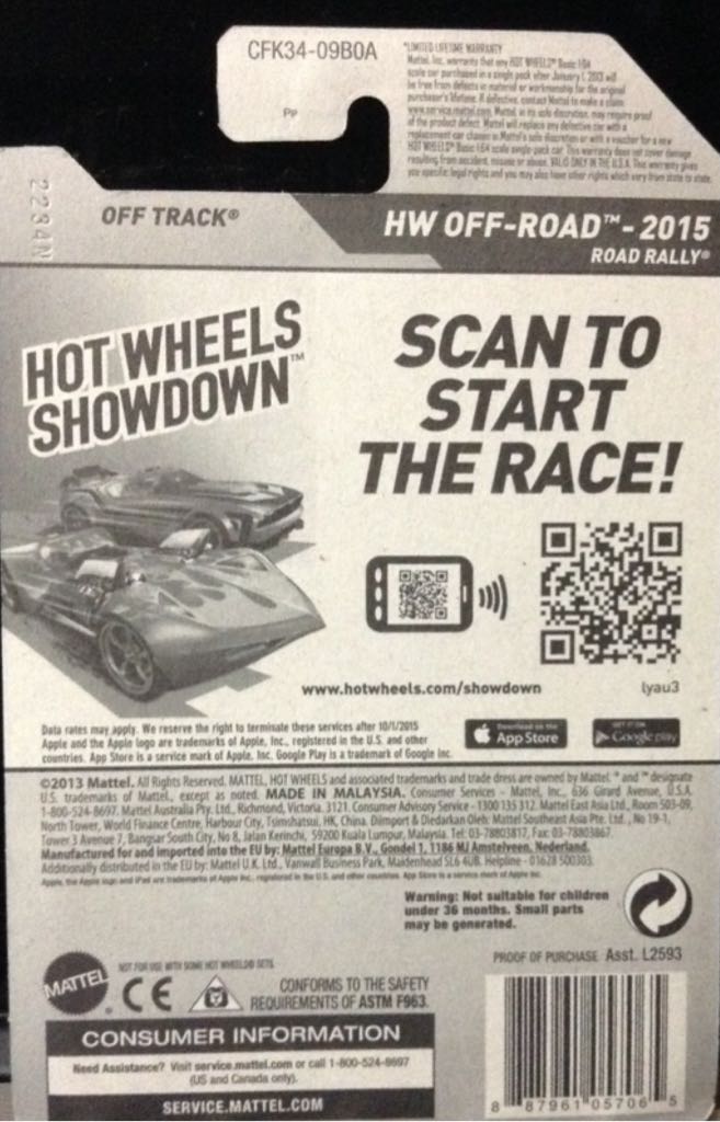 Off Track - HW Off-Road toy car collectible - Main Image 2