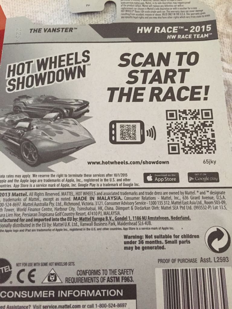 Vanster, The - HW Race™ Track Stars™ toy car collectible - Main Image 2