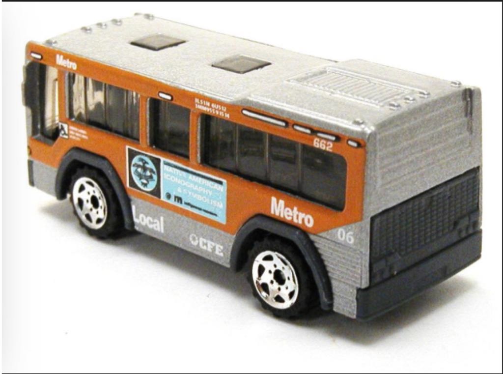 Matchbox Metro Bus  - Matchbox toy car collectible - Main Image 2