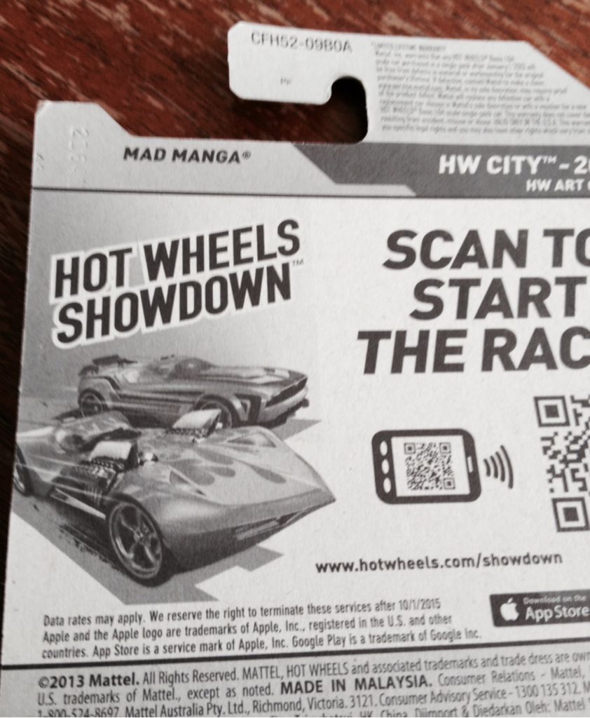 Mad Manga - ’15 HW City toy car collectible - Main Image 2