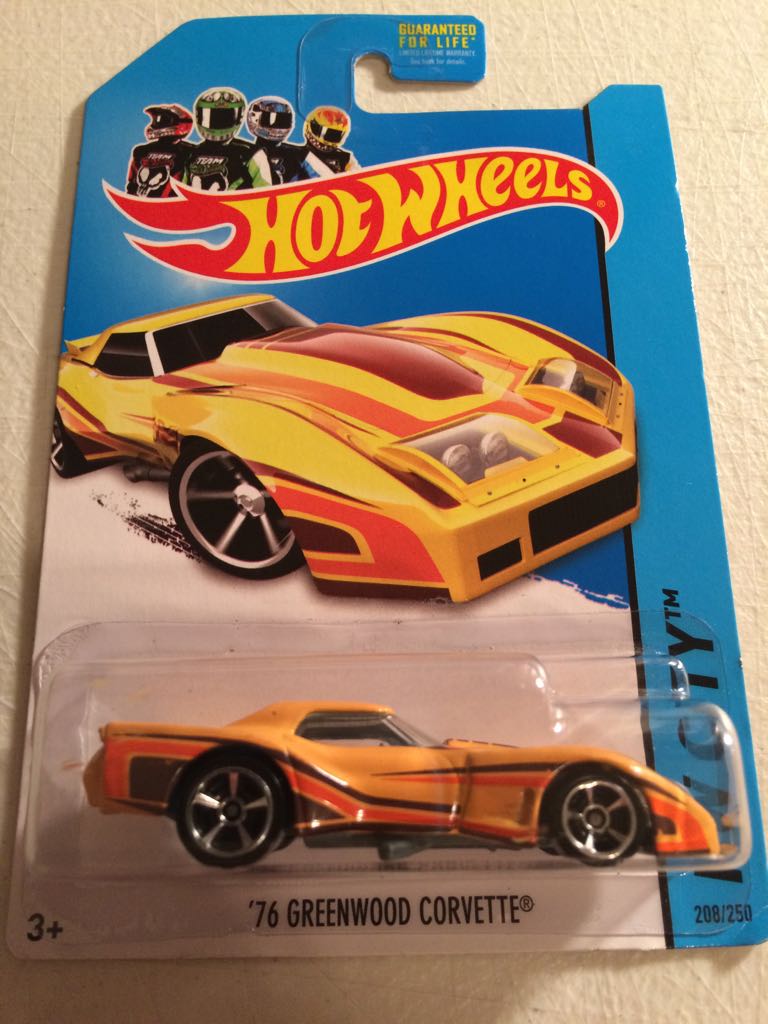 ’76 Greenwood Corvette - HW City toy car collectible - Main Image 1