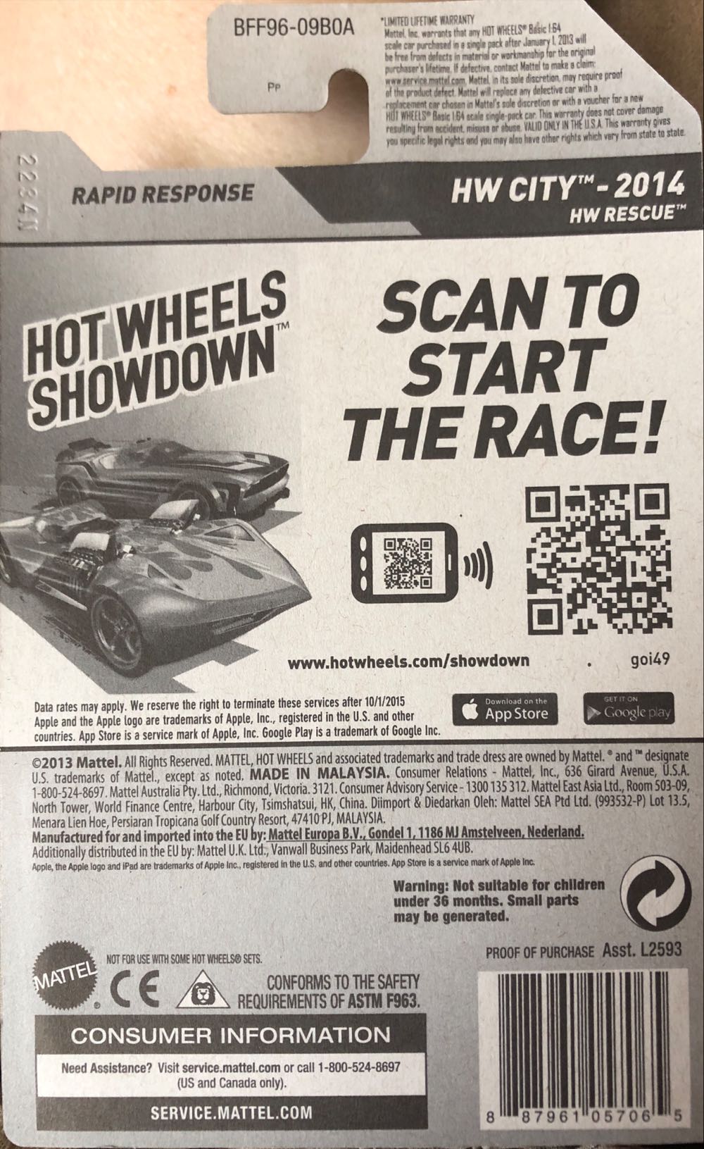 Rapid Response - HW City: HW Rescue toy car collectible - Main Image 2