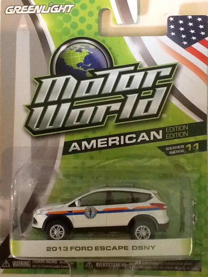 GL- 2013 Ford Escape DSNY - Motor World American Edition Series 8 toy car collectible - Main Image 1