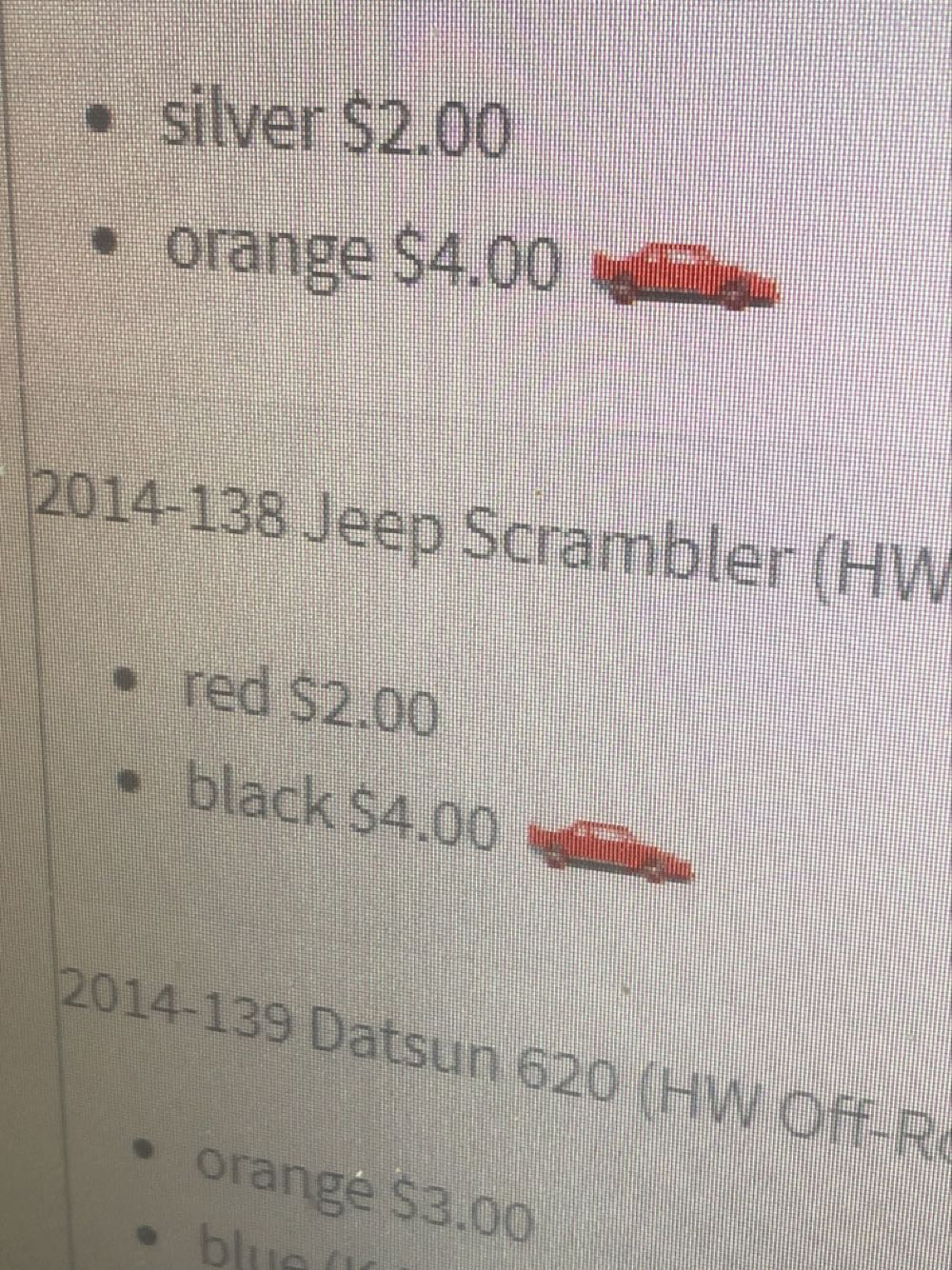 Jeep Scrambler - ’15 HW Off-Road toy car collectible - Main Image 3