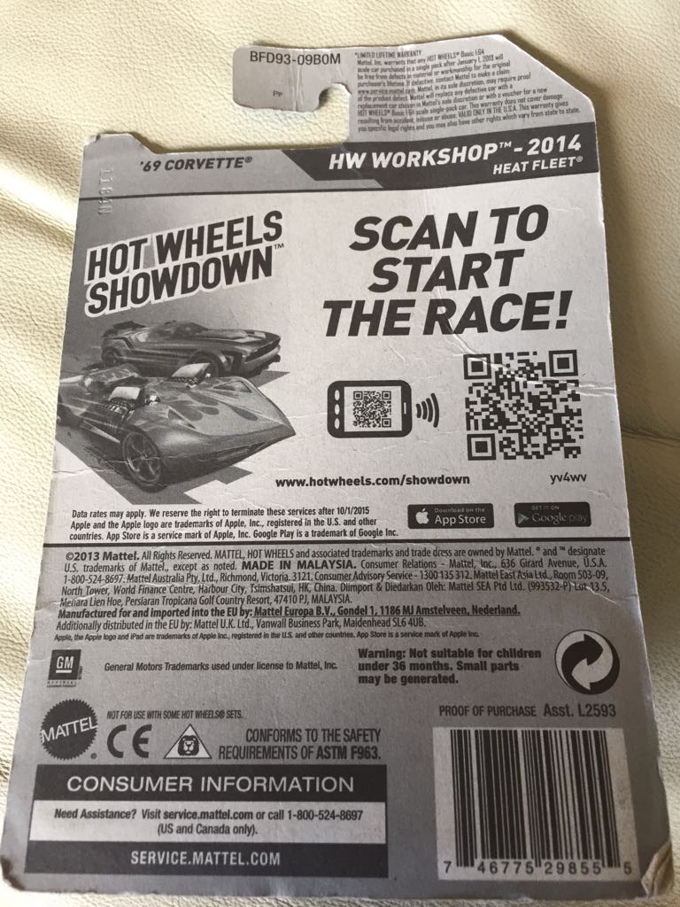 Hot Wheels - ’14 HW Workshop toy car collectible - Main Image 2